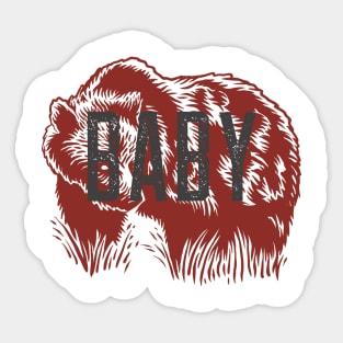 Baby Bear Sticker